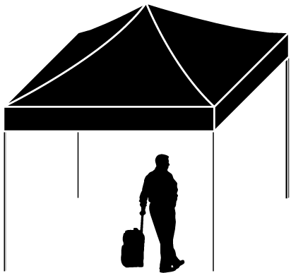 Folding Tent 3x3m - Canopy (798x564)