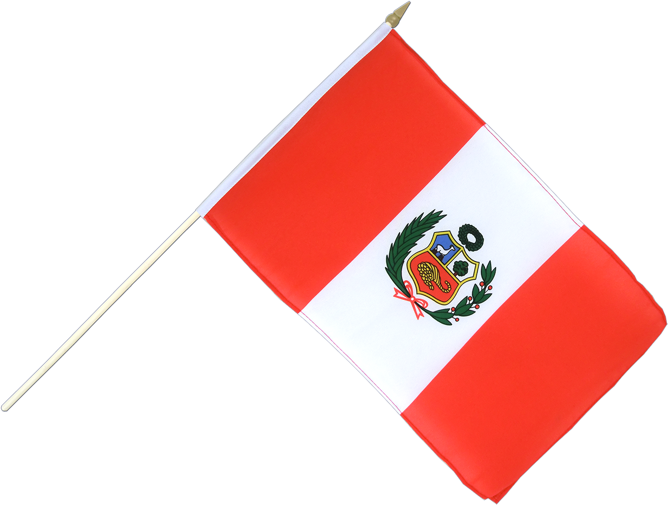 Drapeau Sur Hampe Pérou - Small Peru Flag - 12x18" (1500x1260)