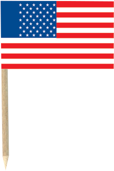 Mini Pics Drapeau Usa - Flag Of The United States (354x354)