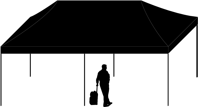 Folding Tent 8x4m - Tent (798x564)