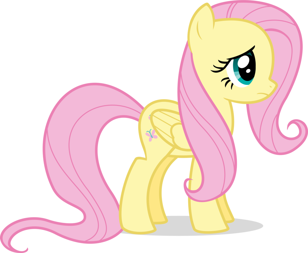 Fluttershy Sad By Mlp1personvectors - My Little Pony Fluttershy Sad (986x811)