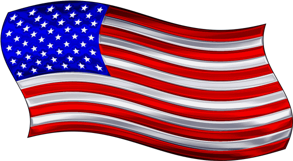 Free American Flag Image - Us Flag Clip Art (600x333)
