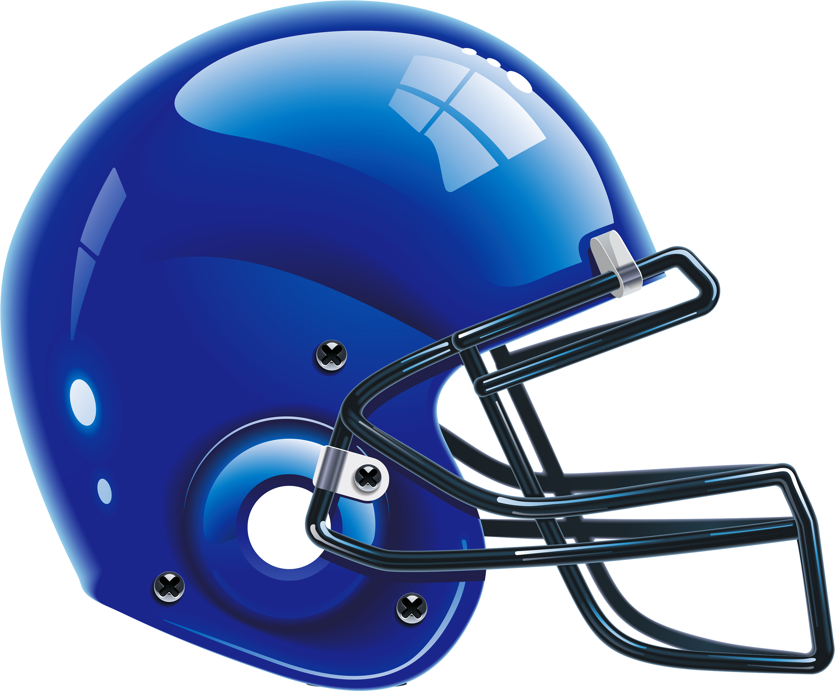 Blue Helmet Png Clip Art Image Png M 1447818902 Football - South Florida High School Football (2797x2341)