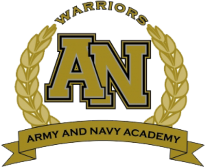 Army & Navy Logo - Army And Navy Academy Logo (480x360)