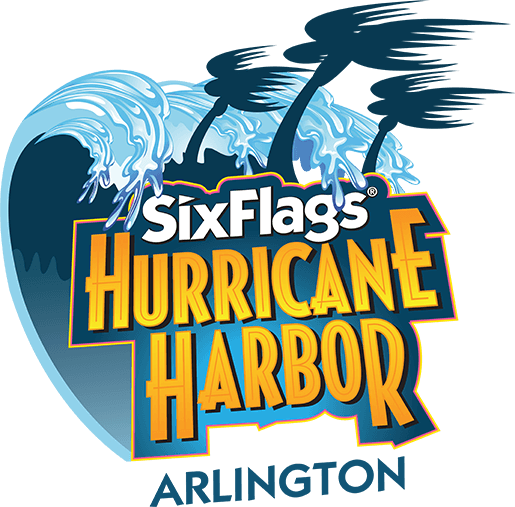 Six Flags Hurricane Harbor - Six Flags Hurricane Harbor Logo (515x507)