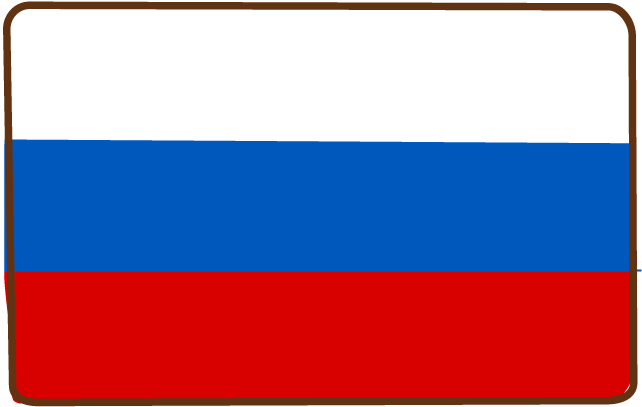 Flag Of Russia Icon - Russian Flag Cartoon (1000x1000)