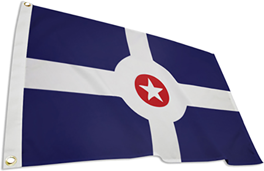 Indianapolis City Flag - Cross (1200x1200)