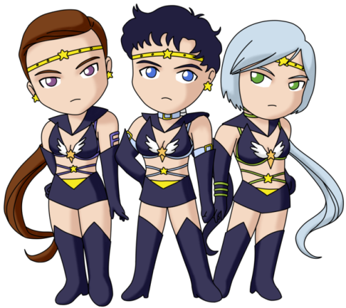 A History Of Transgender Characters In Comics, Games - Sailor Starlights (500x446)