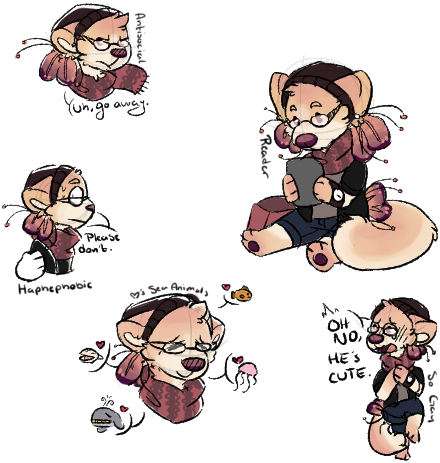 Plumerian - Cartoon (440x463)