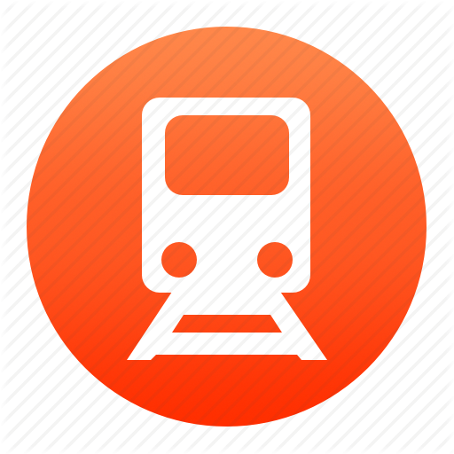 Tram Icon - Page - Plane Icon Png Red (512x512)