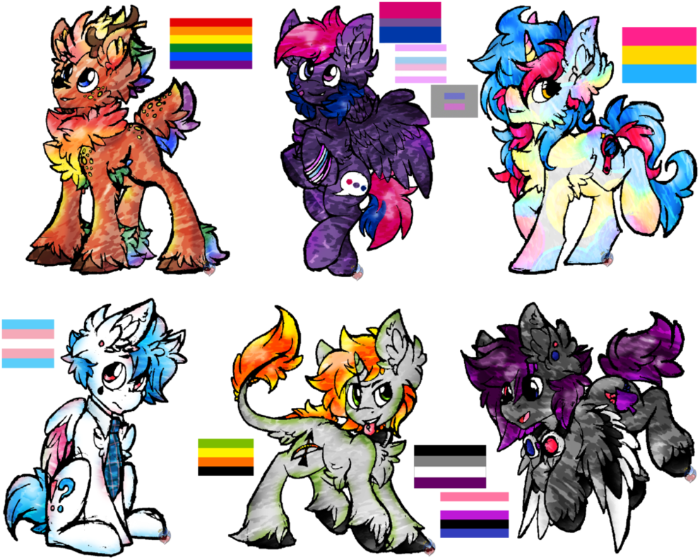Points/paypal Pony Adopts ~ Closed ~ Pride By Iroxykun - Gay Pride (1000x799)