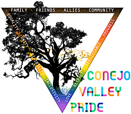 #logo A Day #logo #design #gay #lesbian #bisexual #transguy - Conejo Valley Pride (560x514)