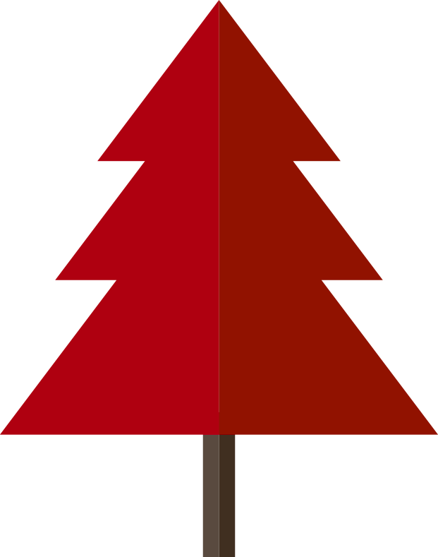 This Is A Buncee Sticker - Simple Pine Tree Silhouette (621x789)