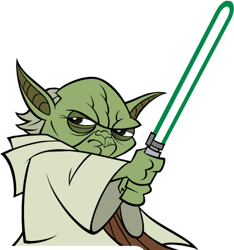 This Is Best Star Wars Clip Art - Star Wars Yoda Clipart (500x500)