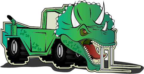 Telescopic Handlers Or Telehandlers Are Like Forklift - Cartoon (500x270)