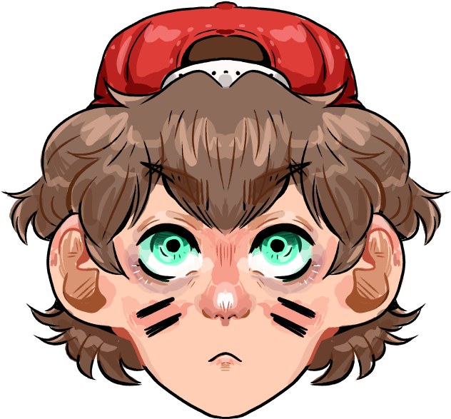 Human Bingo Sticker By Fudge-adopts - Cartoon (689x701)