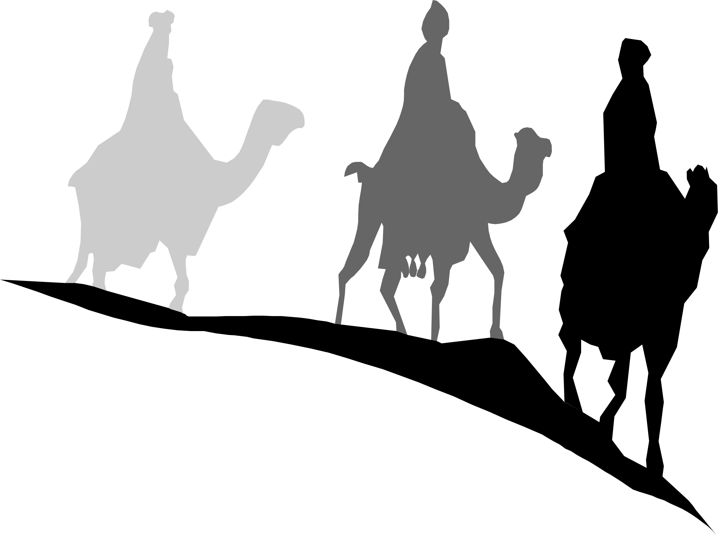 Png - Wise Men Still Seek Him Silhouette (2392x1784)