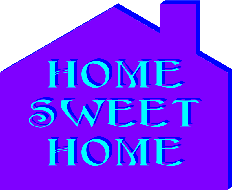 Sign Welcome Home Clipart - Vector Graphics (800x800)