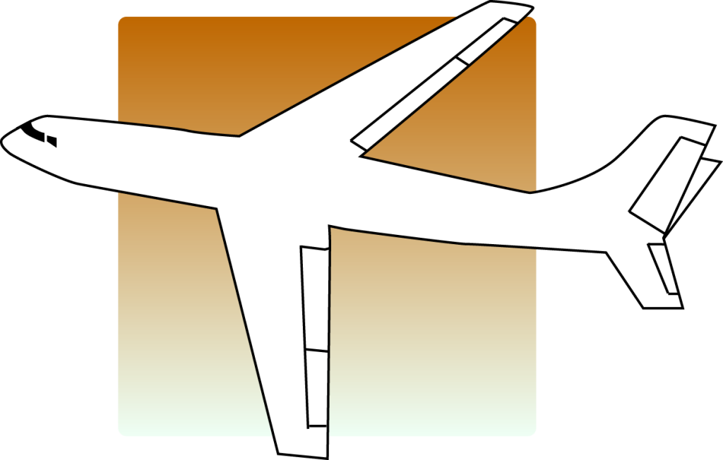 Airplane Line Clip Art - Boeing 737 Next Generation (1024x652)