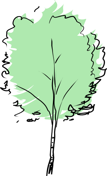 Abstract Tree Clipart (360x593)