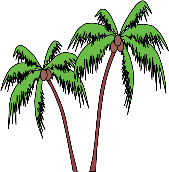 Palm Tree Clipart Animated Gif - Animated Palm Tree Gif (759x729)