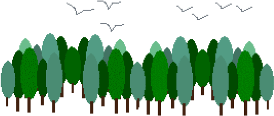 Tree Row Clipart 4 By Brian - Clip Art (640x281)