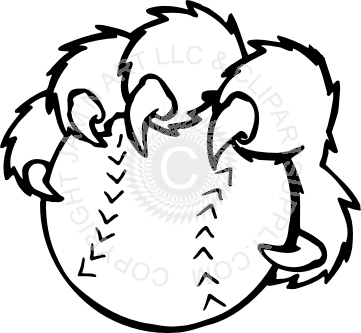 Panther Paw Prints Clip Art Images - Panther Paw Drawing (361x333)