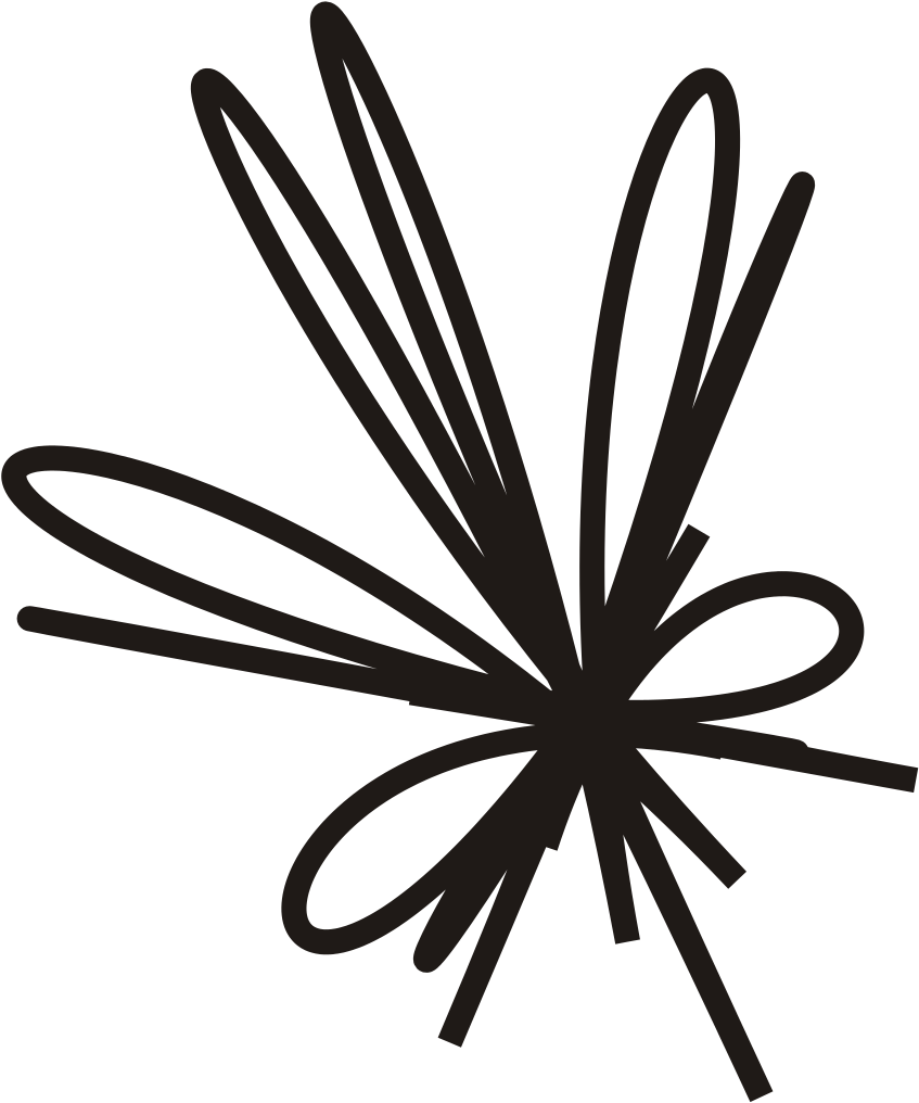 Bow Ornament Black R - Wikimedia Commons (860x1024)