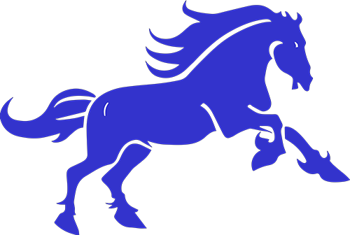 Millingtonmiddle School - Horse - Go Dutch - Warmblood Design - K Note Cards (500x336)
