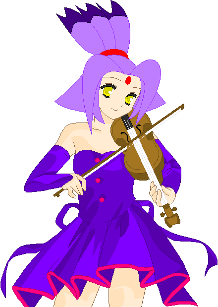 Human Blaze Plays Her Violin By Williamguy - Violin (440x619)