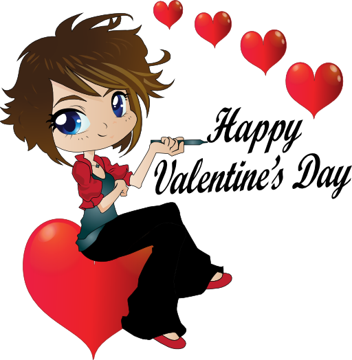 Happy Valentine Day Smiley Emoticon - Smiley (512x524)