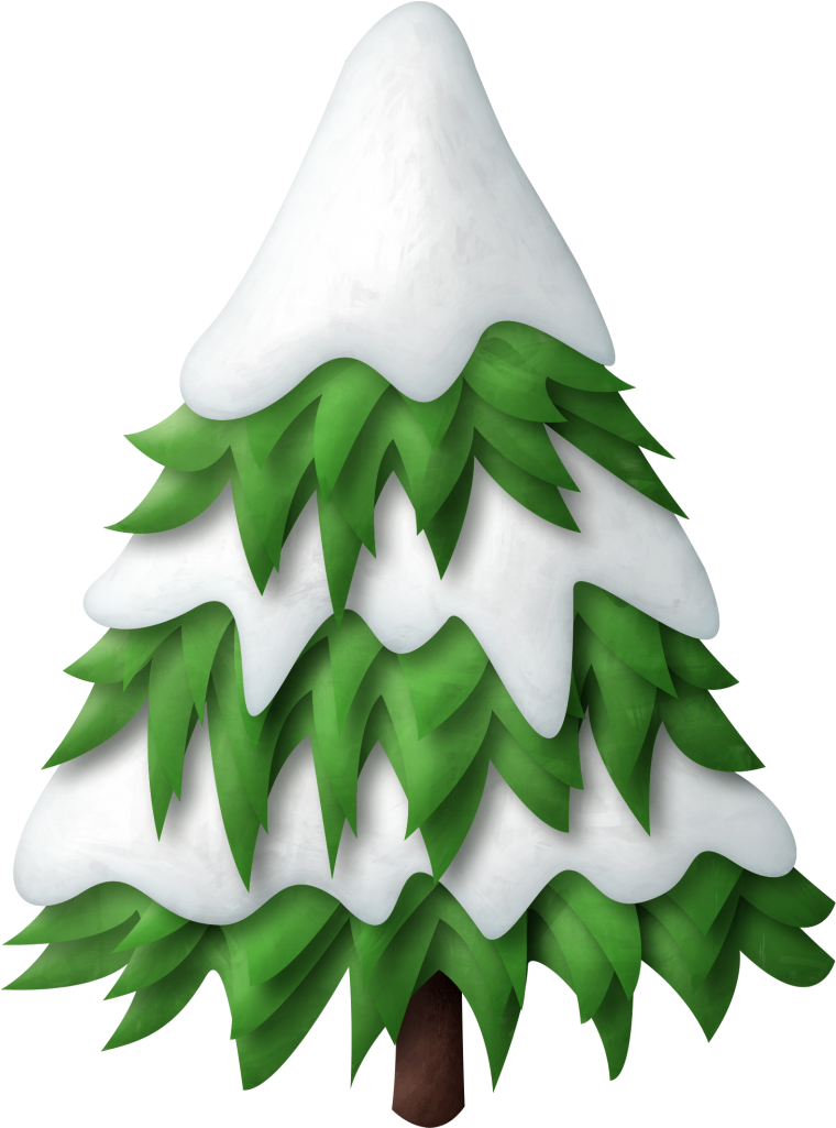 Snowy Tree Clip Art - Christmas Tree Png Clipart (789x1064)