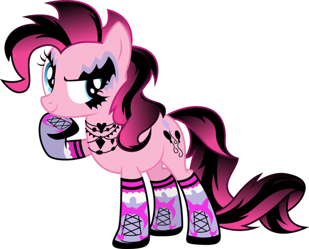 She Loves Death And Graves - My Little Pony Pinkie Pie Gothic (995x803)