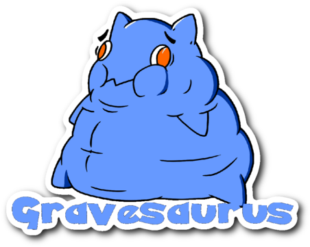 Graves Disease Monster Sticker - Graves Disease Monster Sticker (480x480)