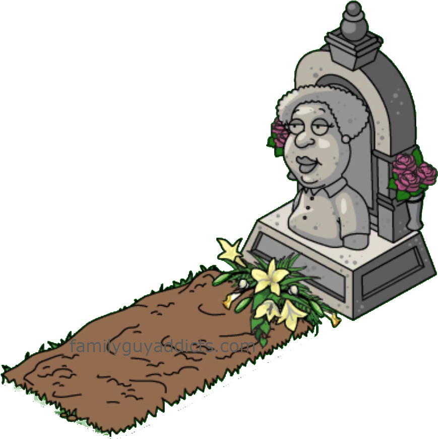 Loretta Brown Grave - Loretta Brown Family Guy (896x904)