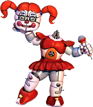 Anniversary Circus Baby Transparent By Groza B - Fnaf Anniversary Images Baby (352x375)