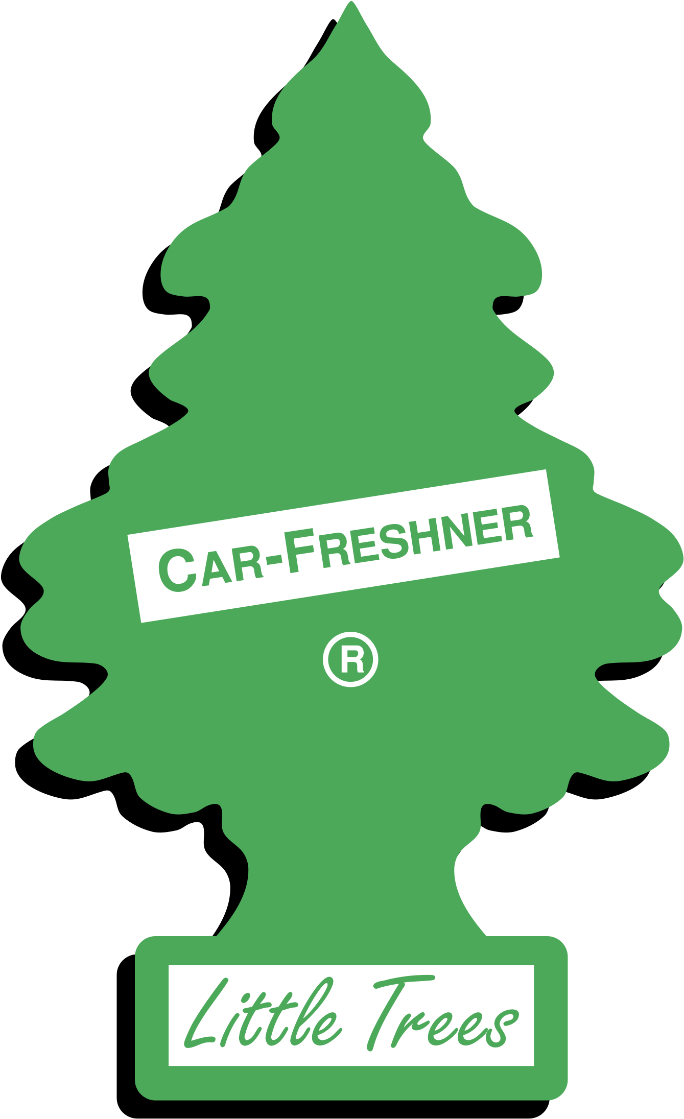Little Trees Logo Png Transparent - Pine Tree Air Freshener (2400x2400)