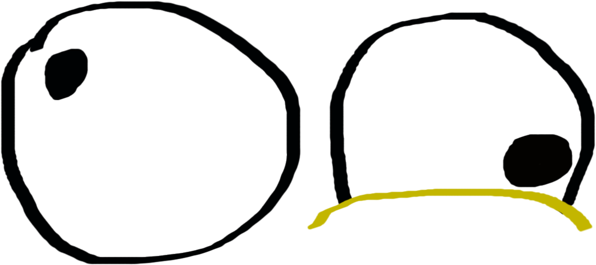 Flower's Crazy Eyes By Shenson202 - Crazy Eyes Png (1236x647)