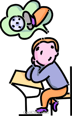 Dreaming Clipart Transparent - Tagträumen Clipart (297x480)