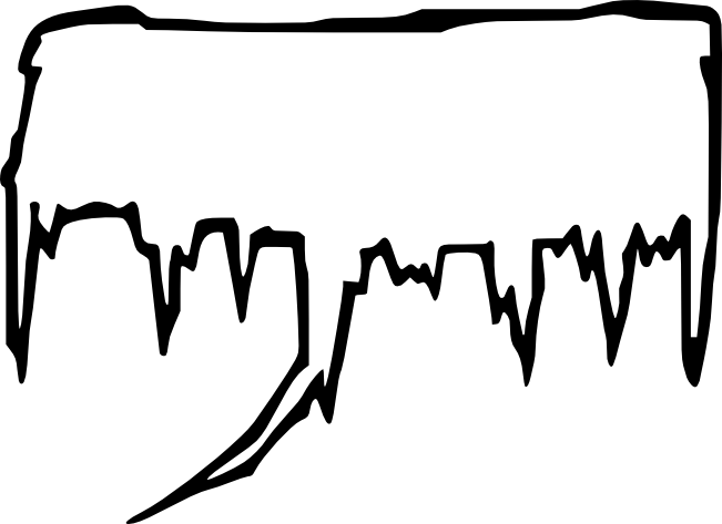 Speech Bubble With Words Clipart - Icy Speech Bubble (651x473)