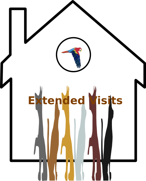 Extended Visits Clip Art Vector Online Royalty Free - House Template Clipart (480x594)