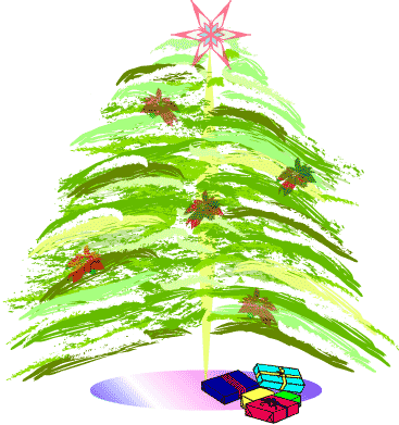 Free Clipart Christmas Tree - Christmas Tree Clip Art (367x391)