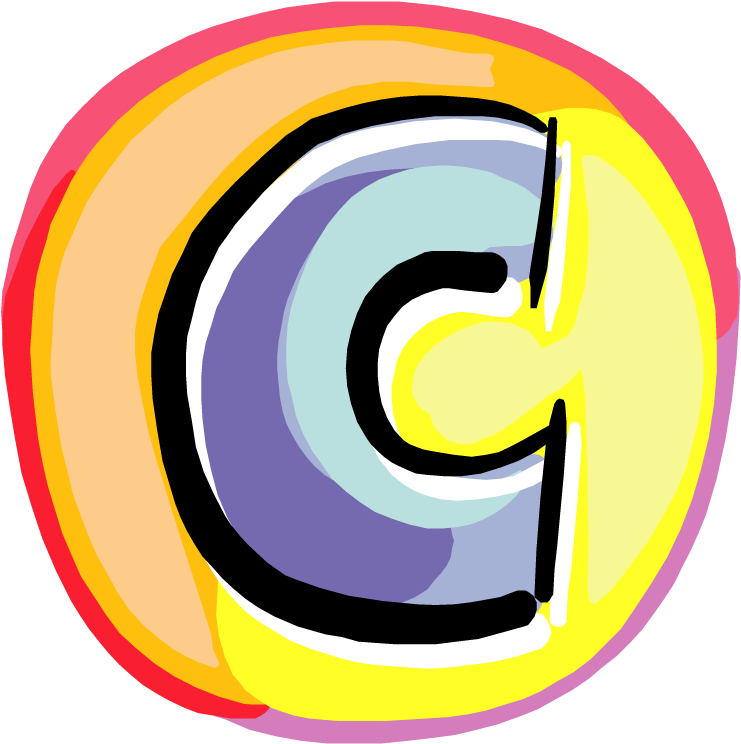 6th Ave Church Of God - Colorful Letter C (750x750)