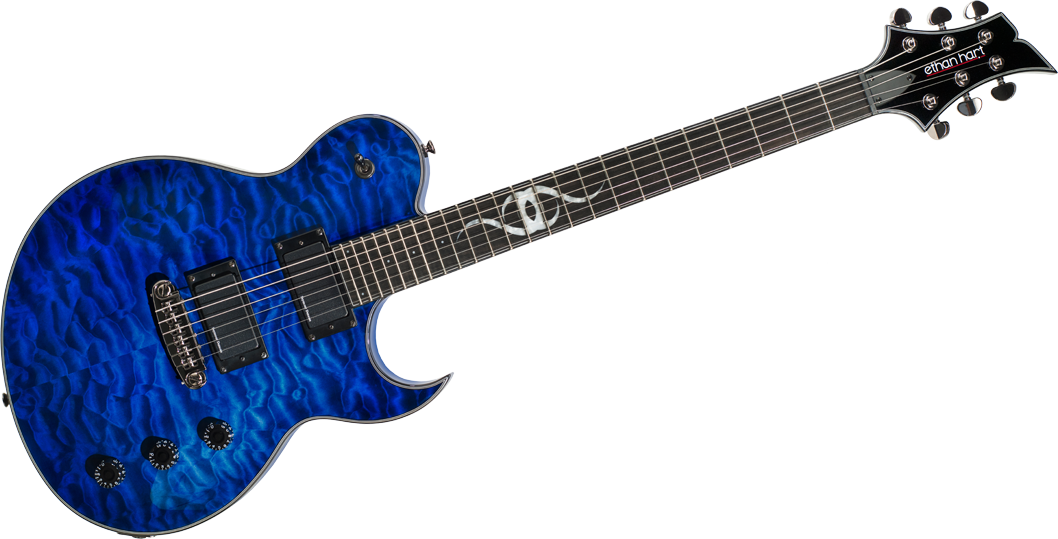 Electric Guitar Png - Ibanez 9 String Guitar (1058x539)