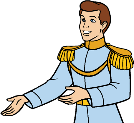 Prince Charming Cinderella Clipart (461x418)