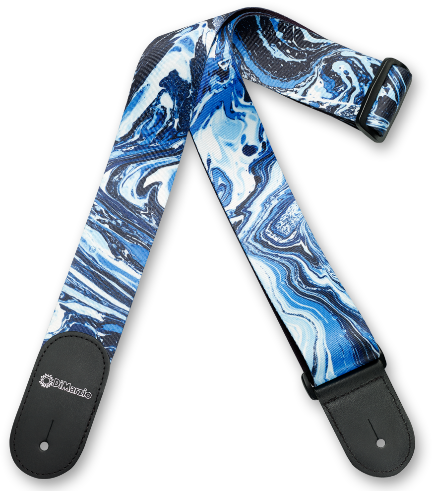 Dimarzio/steve Vai Standard Guitar Strap Blue Universe - Dimarzio/steve Vai Standard Guitar Strap Blue Universe (1000x1000)