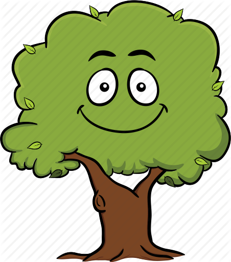 Tree Cartoons - Crying Tree (452x512)
