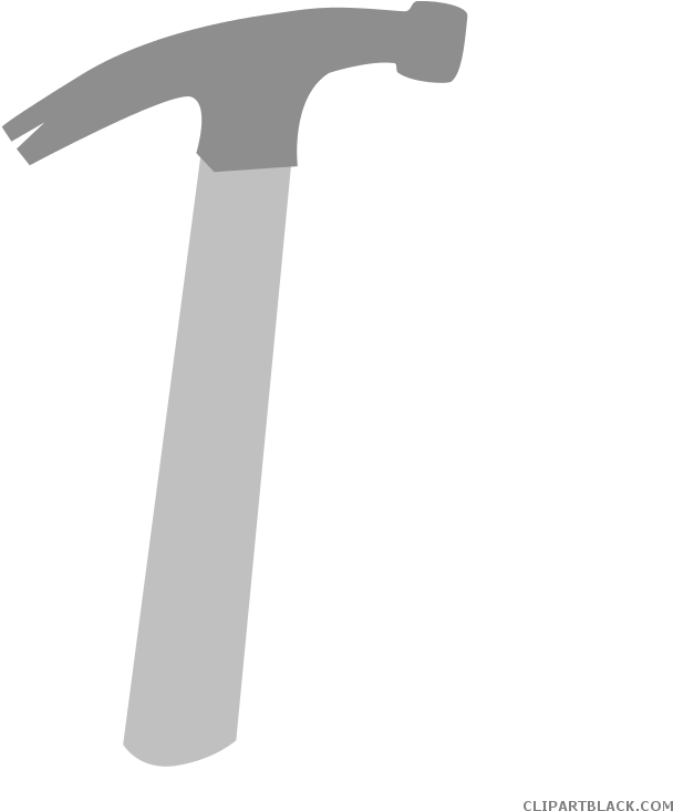 Hammer Tools Free Black White Clipart Images Clipartblack - Clip Art (800x800)