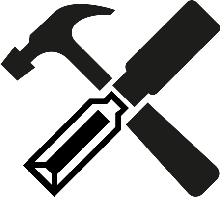 Cropped 1494806176 Industry Hammer Chisel - Hammer And Chisel Logo (512x512)