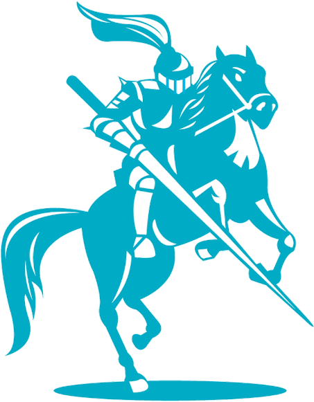 Dj Equipment For Sale - False Knight On Horse Wall Decal Chevalier Vinyl Sticker (606x606)